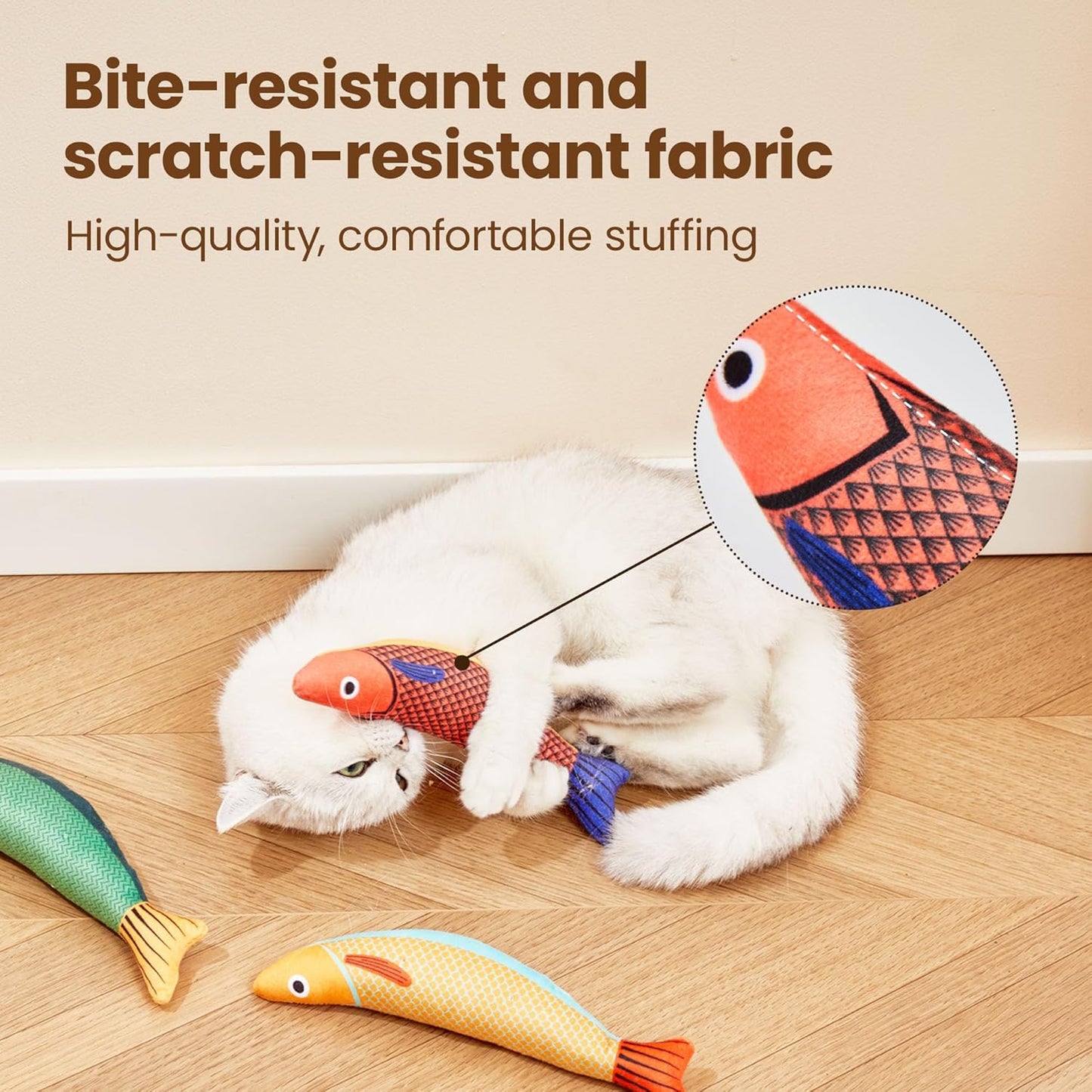 CatSniff™️ Fish KickerToy - 3 Pack