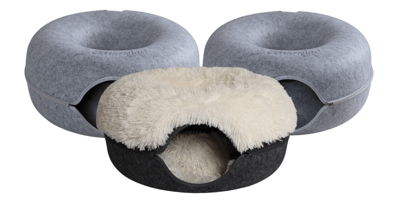 Cattasaurus™️ Peekaboo Cave - Large - (Trio Pack)