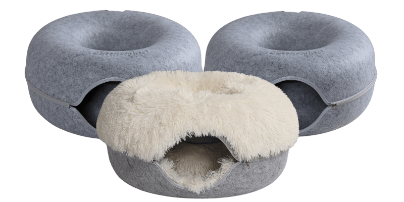 Cattasaurus™️ Peekaboo Cave - Large - (Trio Pack)