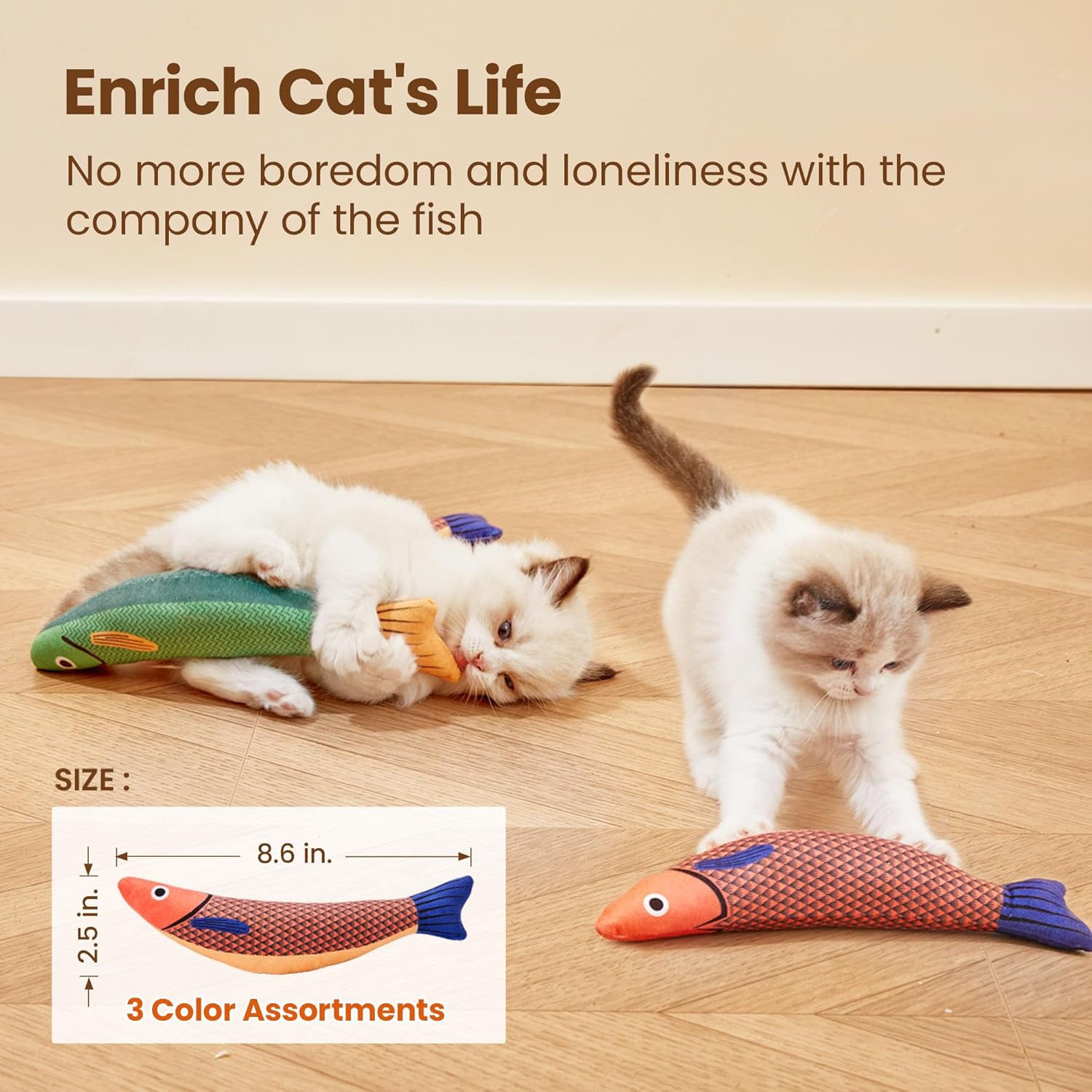 CatSniff Fish KickerToy - 3 Pack CatSniff Fish KickerToy - 3 Pack