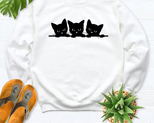 Three Black Cat Shirt / Sweatshirt / Hoodie