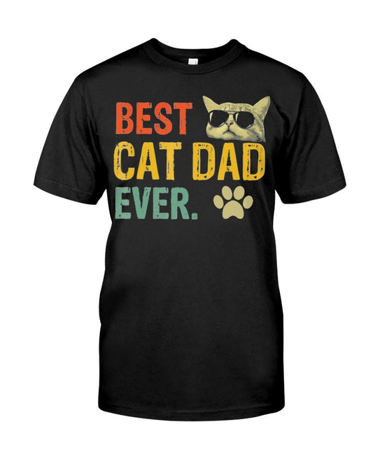 Vintage Best Cat Dad Ever